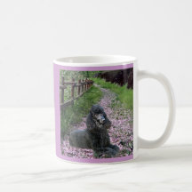 Poodle Black Heartbeat Mug