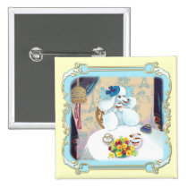 Poodle Cupcake Tea Party buttons