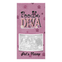 Poodle DIVA Photo Cards