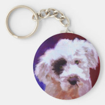 Poodle Keychain