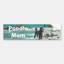 Poodle Mum Bumper Sticker