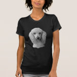 Poodle - Stylised Image - Add Your Own Text t-shirts