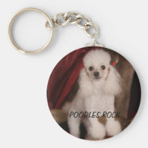 POODLES ROCK KEY CHAIN