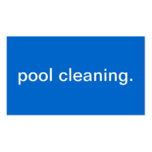 Pool Cleaning Business Card Templates