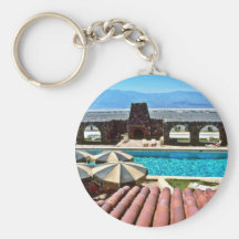 Pool, Furnace Creek Inn Key Chains