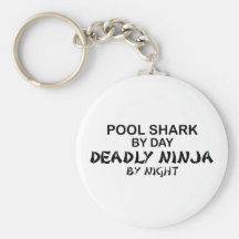 Pool Shark Deadly Ninja by Night Keychain