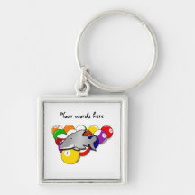 Pool shark key chains