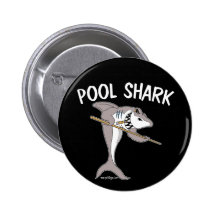 Pool Shark Pinback Buttons