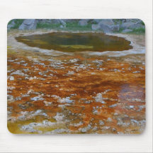 Pools Yellowstone Hydrothermal Hot Spring Mouse Pads