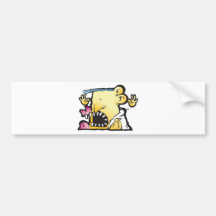 Poopie Head Bumper Stickers
