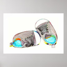 Pop Art Baby Shoes Print