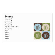 Pop Art Beer Business Card Template