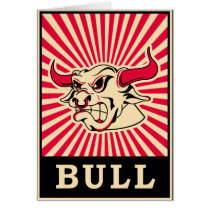 Pop Art Bull cards