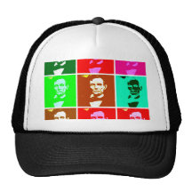 Pop Art .esque Abraham Lincoln Hat