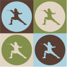 Pop Art Fencing Photo Sculpture