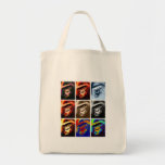 Pop Art Gorillas Tote Bags