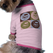 Pop Art Library Work Doggie Shirt