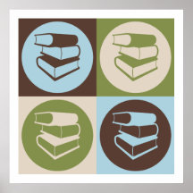 Pop Art Library Work Print