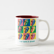 pop art loves coffee mug