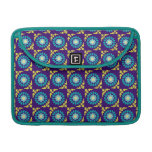 Pop Retro Floral Pattern Sleeves For MacBook Pro