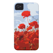 POPPIES 6 iPhone 4 Case-Mate CASES