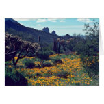 Poppy Field flowers Greeting Card