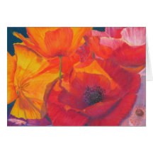 Poppy Medley Blank Art Card