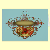 Poppy Scroll Banner cards