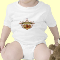 Poppy Scroll Banner t-shirts