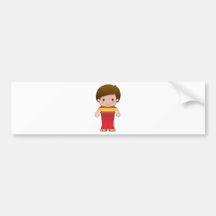 Poppy Spain Boy Bumper Sticker