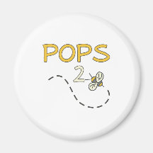 Pops 2 Bee Fridge Magnets