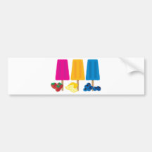 Popsicles Bumper Stickers