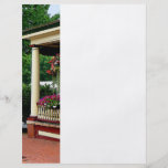 Porch with Hanging Baskets Full Colour Flyer