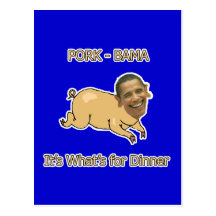 PORK-BAMA It's What's for Dinner Postcards