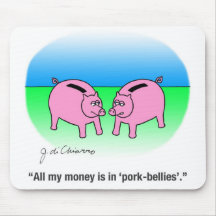 "Pork-Bellies' Mousepads