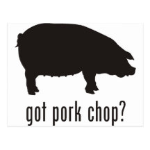Pork Chop Postcard