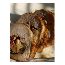 Pork Loin Stuffed Post Card