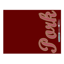 Pork n' Fork Postcards