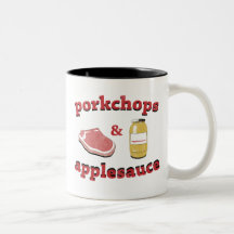 porkchops & applesauce coffee mugs