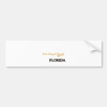 Port Royal Beach Florida Classic Bumper Stickers