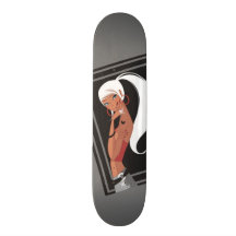 Portrait Girl Skateboard