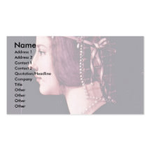 Portrait Of A Lady,  By Ambrogio De Predis Business Card Templates