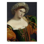 Portrait of a Woman Inspired by Lucretia Postcard