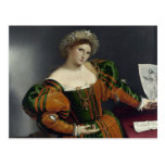 Portrait of a Woman Inspired by Lucretia Postcard