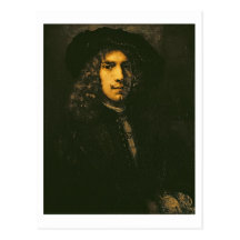 Portrait of a Young Man, 1658 (oil on canvas) Postcards