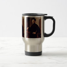 Portrait Of A Young Man With Book Mugs