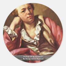 Portrait Of An Architect By Mengs Anton Raphael Sticker