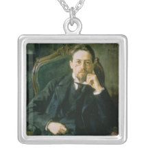 Portrait of Anton Pavlovich Chekhov, 1898 Necklace