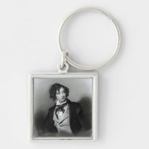 Portrait of Benjamin Disraeli Esquire  M.P. Key Chains