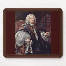 Portrait Of Bishop Benjamin Hoadly By Hogarth Mousepads